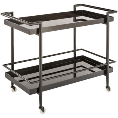Alternative view of Livingston Bar Cart - Black