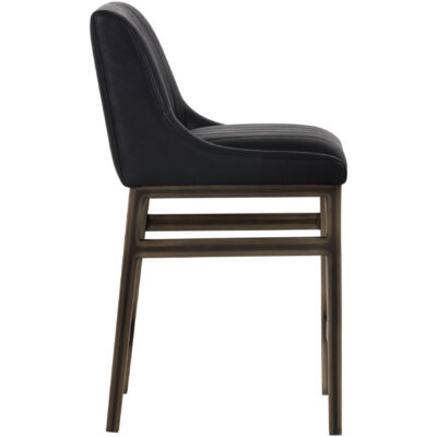 Alternative view of Halden Counter Stool - Vintage Black