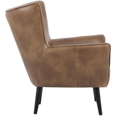 Alternative view of Luther Lounge Chair - Tobacco Tan