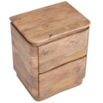 Akhila 2 Drawer Accent Table in Natural - Image 5