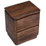 Akhila 2 Drawer Accent Table in Walnut - Image 5