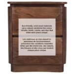 Akhila 2 Drawer Accent Table in Walnut - Image 7