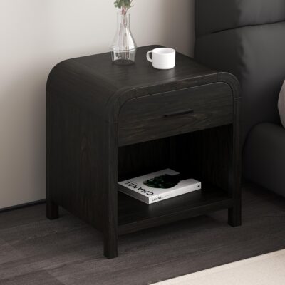Alternative view of Bowman 1 Drawer Accent Table in Dark Walnut