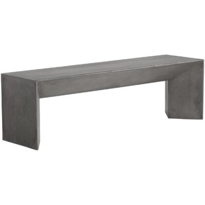 Alternative view of Nomad Bench - Grey