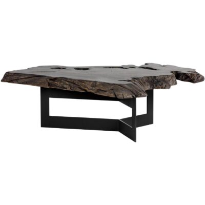 Alternative view of Wyatt Coffee Table - Black / Dark Brown