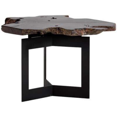 Alternative view of Wyatt End Table - Black / Dark Brown