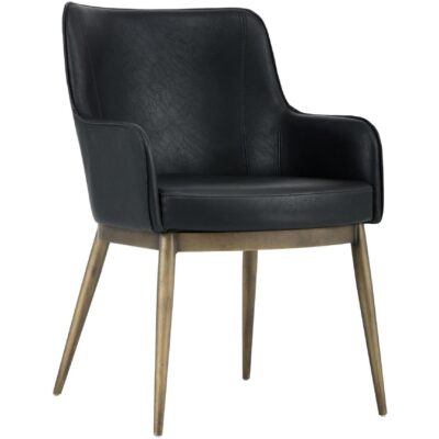 Franklin Dining Armchair - Vintage Black
