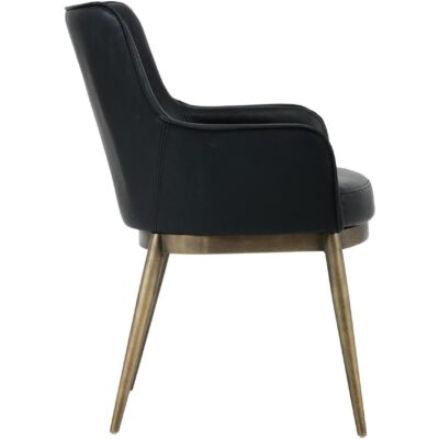 Alternative view of Franklin Dining Armchair - Vintage Black