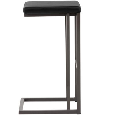 Alternative view of Boone Barstool - Grey - Onyx