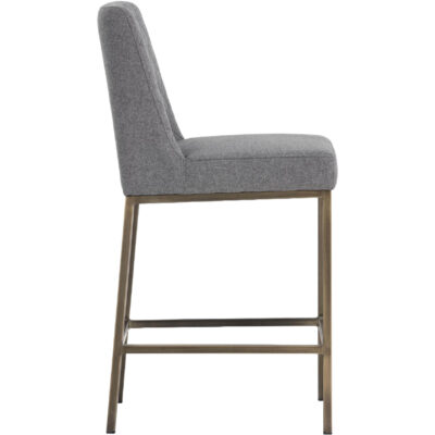 Alternative view of Leighland Counter Stool - Dark Grey