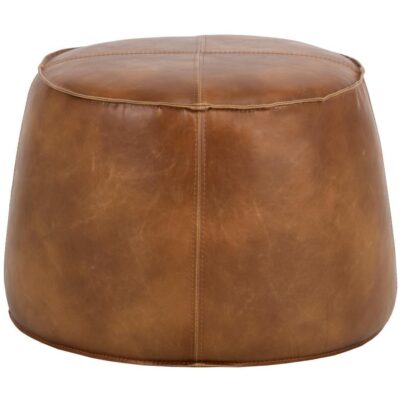 Alternative view of Mitchell Ottoman - Tobacco Tan