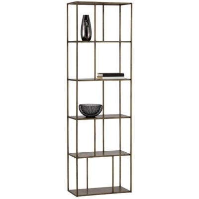 Alternative view of Eiffel Bookcase - Small - Antique Brass