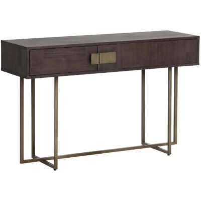 Alternative view of Jade Console Table - Antique Brass - Dark Mango