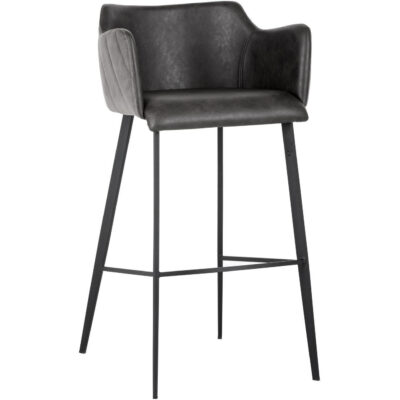 Griffin Barstool - Town Grey / Roman Grey