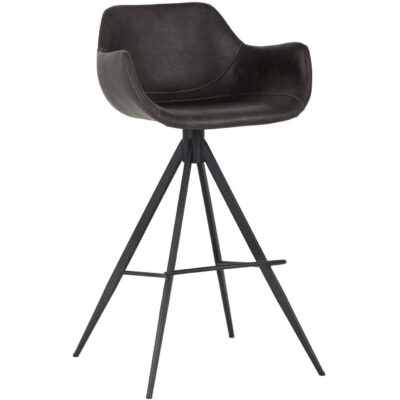 Owen Swivel Barstool - Town Grey