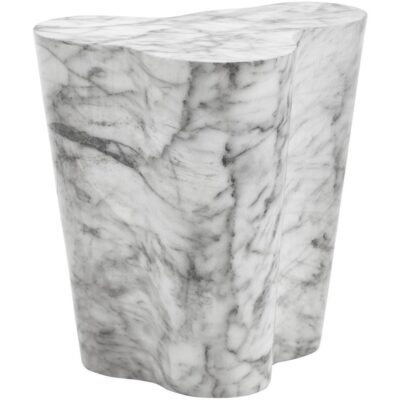 Alternative view of Ava End Table - Small - Marble Look