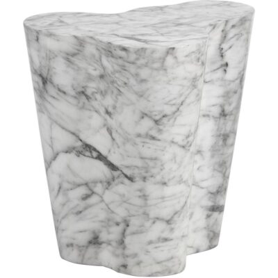 Alternative view of Ava End Table - Large - Marble Look