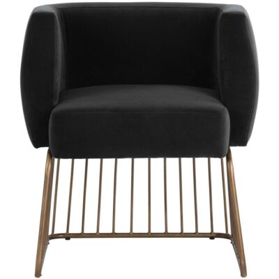 Alternative view of Gala Dining Armchair - Shadow Grey