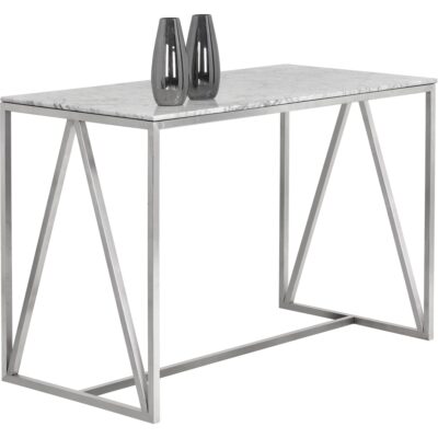 Abel Counter Table - Stainless Steel