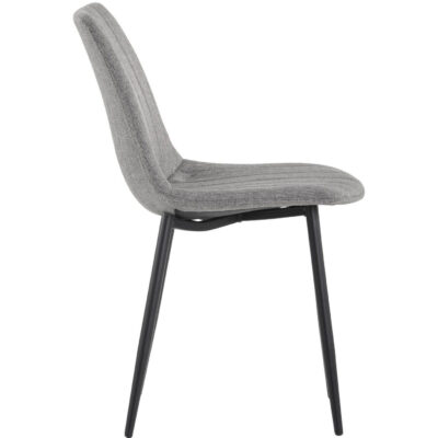 Alternative view of Drew Dining Chair - Black - Light Grey