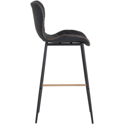 Alternative view of Lyla Barstool - Antique Black