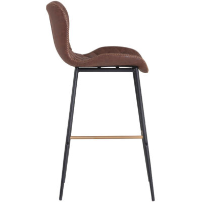 Alternative view of Lyla Barstool - Antique Brown