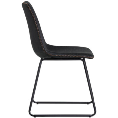 Alternative view of Cal Dining Chair - Antique Black