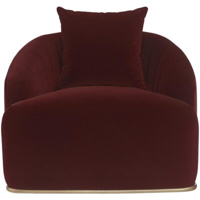Alternative view of Astrid Armchair - Merlot
