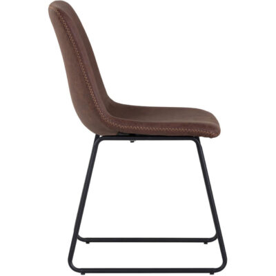 Alternative view of Cal Dining Chair - Antique Brown
