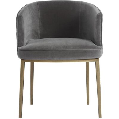 Alternative view of Cornella Dining Armchair - Blush Grey