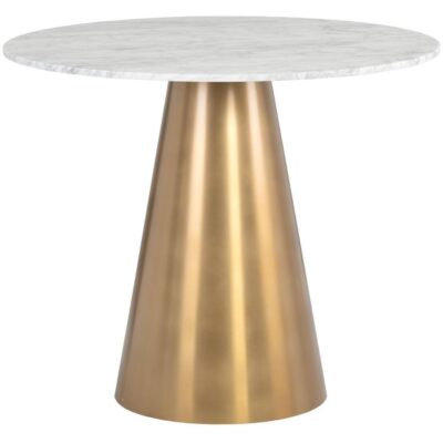 Alternative view of Damon Bistro Table - Gold - 35.5"