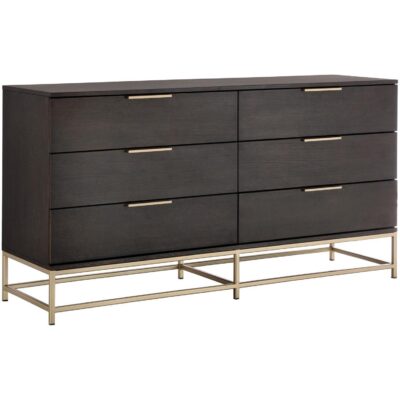 Alternative view of Rebel Dresser - Small - Gold - Charcoal Grey