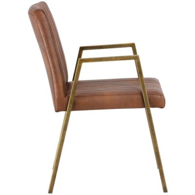 Alternative view of Homer Dining Armchair - Bravo Cognac