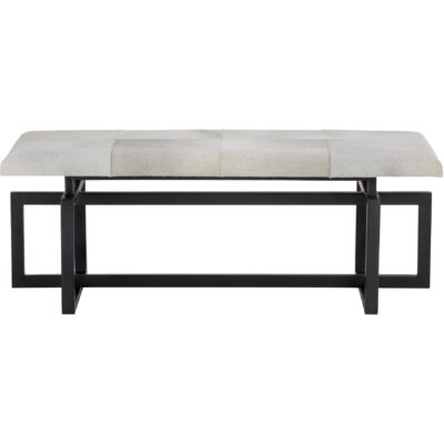 Alternative view of Pilar Bench - Grey