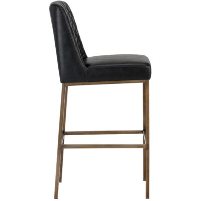 Alternative view of Leighland Barstool - Coal Black