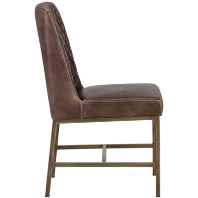 Alternative view of Leighland Dining Chair - Havana Dark Brown