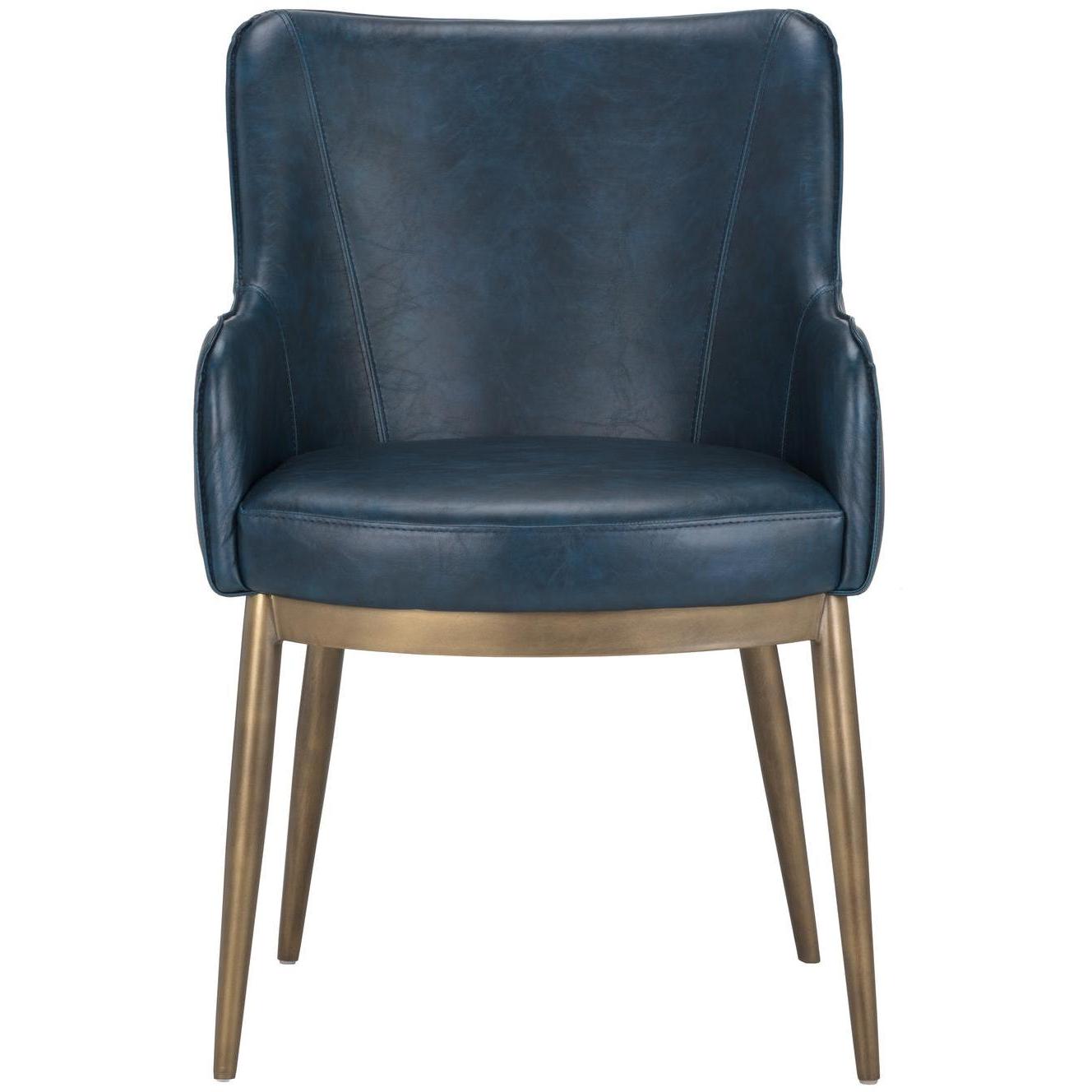 Franklin Dining Armchair - Vintage Blue - Image 2