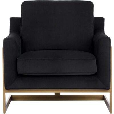 Alternative view of Kalmin Lounge Chair - Abbington Black