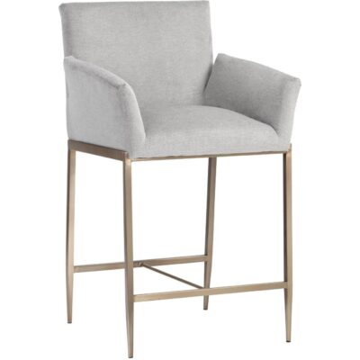 Gesa Counter Stool - Polo Club Stone