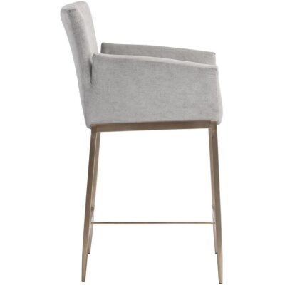 Alternative view of Gesa Counter Stool - Polo Club Stone