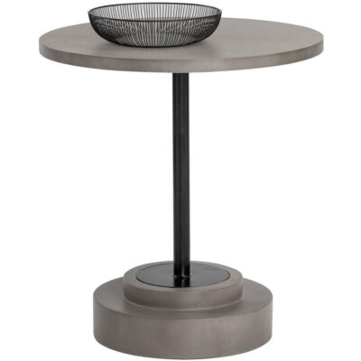 Marlowe Bistro Table - Black - Grey - 27.5"