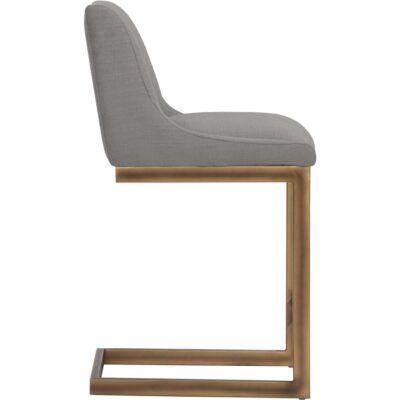 Alternative view of Holly Counter Stool - Zenith Soft Grey