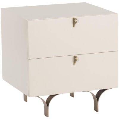 Alternative view of Celine Nightstand - Small - Cream