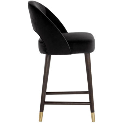 Alternative view of Monae Counter Stool - Abbington Black