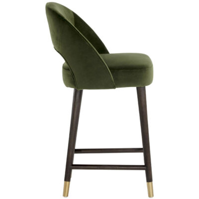 Alternative view of Monae Counter Stool - Moss Green
