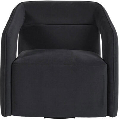 Alternative view of Kendrick Swivel Lounge Chair - Abbington Black