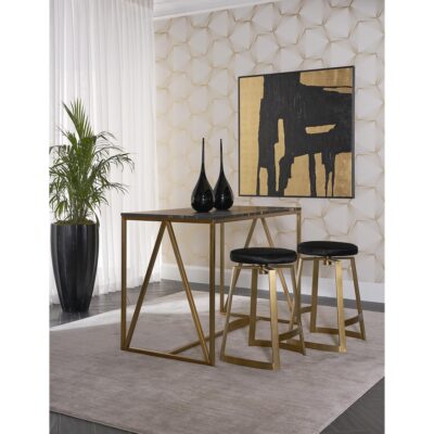 Alternative view of Hendrix Swivel Counter Stool