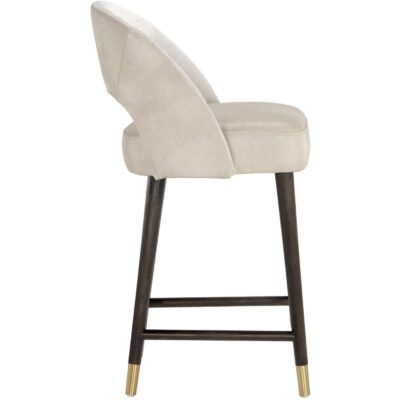 Alternative view of Monae Counter Stool - Bravo Cream / Polo Club Muslin
