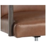 Collin Office Chair - Brown - Shalimar Tobacco Leather - Image 12