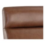 Collin Office Chair - Brown - Shalimar Tobacco Leather - Image 13
